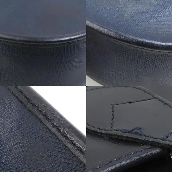 CHRISTIAN DIOR Blue Leather Shoulder Bag - Picture 3 of 5